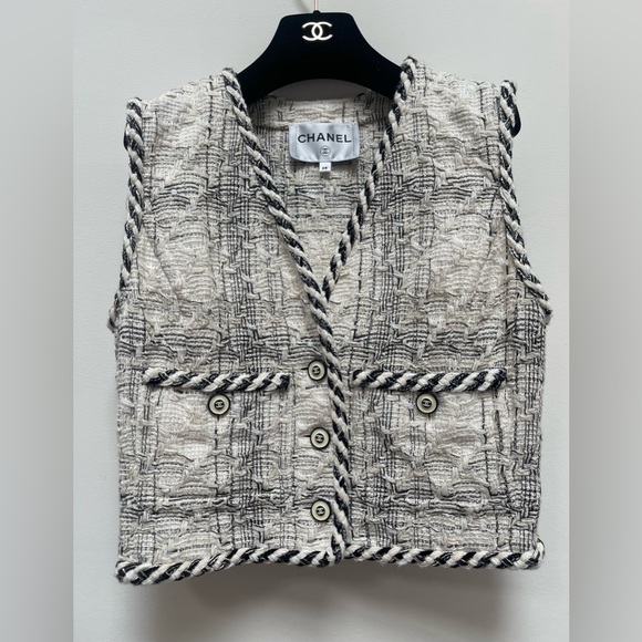 Chanel Jacket Gilet Vest Sweater - Picture 2 of 4
